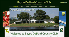 Desktop Screenshot of bayoudesiardcc.com